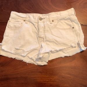 Free People Distressed Shorts